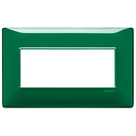 Vimar Plana 5-Module British Standard Cover Plate, 155 x 95 x 9 mm, Clamp Mounting, Horizontal/Vertical Mount, IP00 — Quality Boat Parts