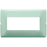 Vimar Plana 5-Module British Standard Cover Plate, 155 x 95 x 9 mm, Clamp Mounting, Horizontal/Vertical Mount, IP00 — Quality Boat Parts