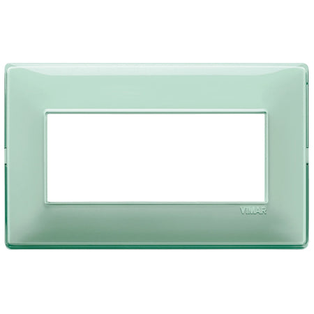 Vimar Plana 5-Module British Standard Cover Plate, 155 x 95 x 9 mm, Clamp Mounting, Horizontal/Vertical Mount, IP00 — Quality Boat Parts
