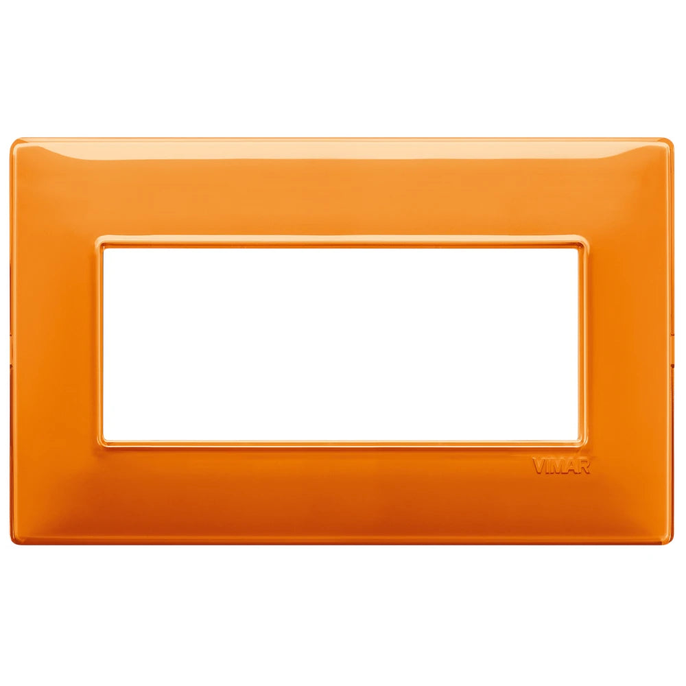 Vimar Plana 5-Module British Standard Cover Plate, 155 x 95 x 9 mm, Clamp Mounting, Horizontal/Vertical Mount, IP00 — Quality Boat Parts