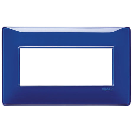 Vimar Plana 5-Module British Standard Cover Plate, 155 x 95 x 9 mm, Clamp Mounting, Horizontal/Vertical Mount, IP00 — Quality Boat Parts