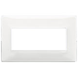 Vimar Plana 5-Module British Standard Cover Plate, 155 x 95 x 9 mm, Clamp Mounting, Horizontal/Vertical Mount, IP00 — Quality Boat Parts