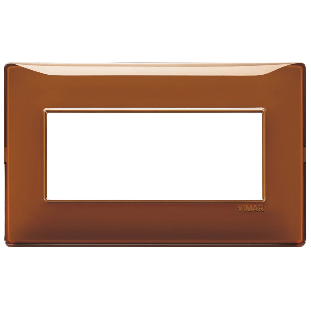 Vimar Plana 5-Module British Standard Cover Plate, 155 x 95 x 9 mm, Clamp Mounting, Horizontal/Vertical Mount, IP00 — Quality Boat Parts