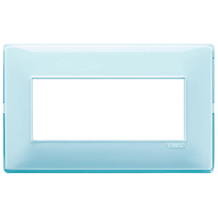 Vimar Plana 5-Module British Standard Cover Plate, 155 x 95 x 9 mm, Clamp Mounting, Horizontal/Vertical Mount, IP00 — Quality Boat Parts