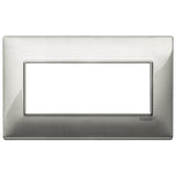 Vimar Plana 5-Module British Standard Cover Plate, 155 x 95 x 9 mm, Clamp Mounting, Horizontal/Vertical Mount, IP00 — Quality Boat Parts