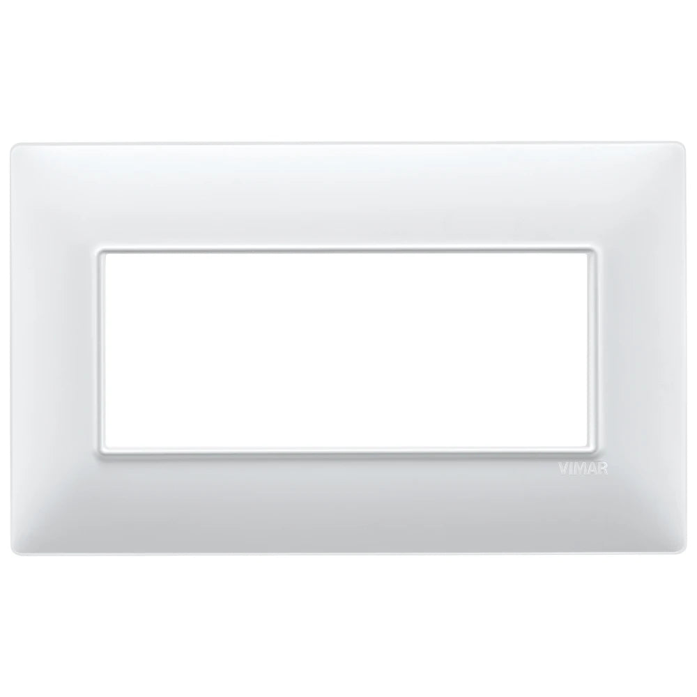 Vimar Plana 5-Module British Standard Cover Plate, 155 x 95 x 9 mm, Clamp Mounting, Horizontal/Vertical Mount, IP00 — Quality Boat Parts