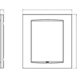 Vimar Eikon Classic Cover Plate, 8 (4+4)-Module — Quality Boat Parts
