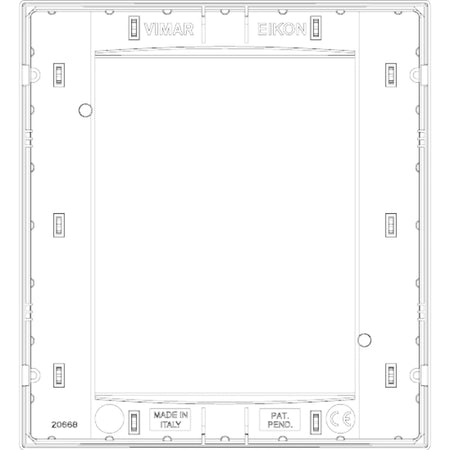 Vimar Eikon Classic Cover Plate, 8 (4+4)-Module — Quality Boat Parts
