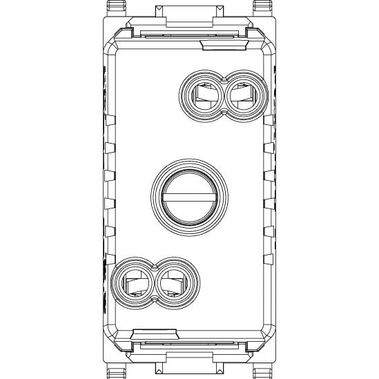 Vimar Plana Bell, 120V AC, 50-60 Hz, 70 dB, IP40, Flush-Mounted — Quality Boat Parts