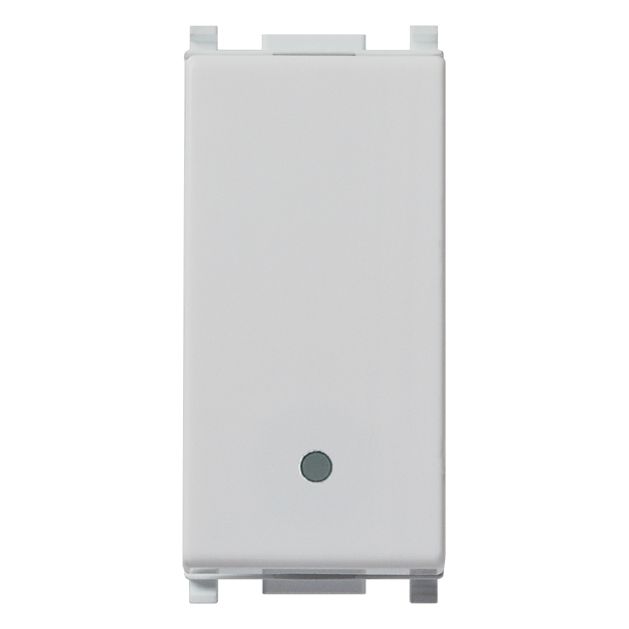 Vimar Plana 1P NC Push Button, 10A, 250V, Lightable, Flush Mount — Quality Boat Parts