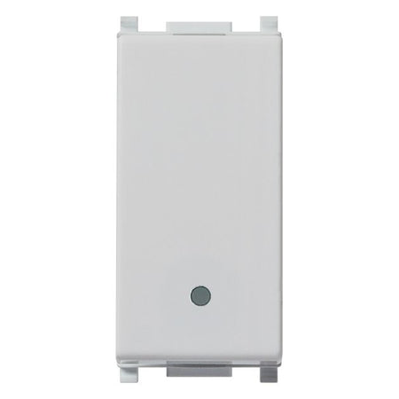 Vimar Plana 1P NC Push Button, 10A, 250V, Lightable, Flush Mount — Quality Boat Parts