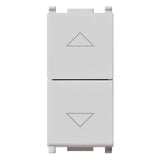 Vimar Plana 3-Position 2-Button 2-Way Switch, 2P, 10AX, 250V, Central OFF Position — Quality Boat Parts