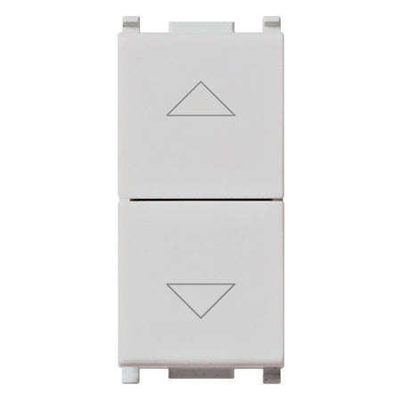 Vimar Plana 3-Position 2-Button 2-Way Switch, 2P, 10AX, 250V, Central OFF Position — Quality Boat Parts