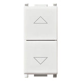 Vimar Plana 3-Position 2-Button 2-Way Switch, 2P, 10AX, 250V, Central OFF Position — Quality Boat Parts