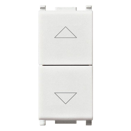 Vimar Plana 3-Position 2-Button 2-Way Switch, 2P, 10AX, 250V, Central OFF Position — Quality Boat Parts