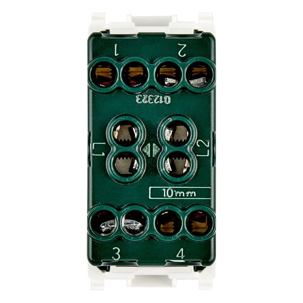 Vimar Plana 3-Position 2-Button 2-Way Switch, 2P, 10AX, 250V, Central OFF Position — Quality Boat Parts