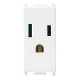 Vimar Plana 2P+E USA SICURY Outlet, 15A, 127V, IP20, Flush-Mounted — Quality Boat Parts