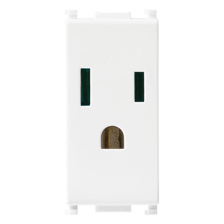 Vimar Plana 2P+E USA SICURY Outlet, 15A, 127V, IP20, Flush-Mounted — Quality Boat Parts