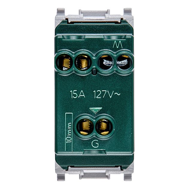 Vimar Plana 2P+E USA SICURY Outlet, 15A, 127V, IP20, Flush-Mounted — Quality Boat Parts