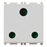 Vimar Plana 2P+E English SICURY Socket Outlet, 16A, 250V, IP20, 2 Modules, Flush Mount — Quality Boat Parts