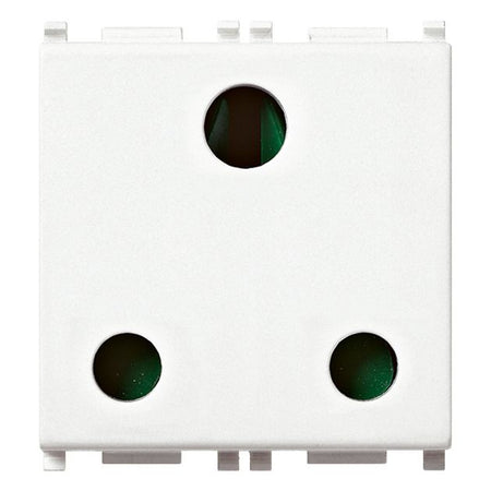 Vimar Plana 2P+E English SICURY Socket Outlet, 16A, 250V, IP20, 2 Modules, Flush Mount — Quality Boat Parts