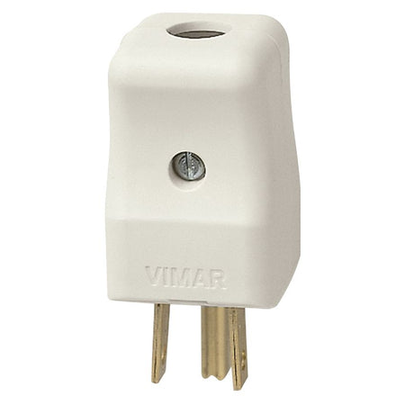 Vimar Supernova 2P+E 15A USA+SASO Plug, 127V, IP20, Axial Cable Entry — Quality Boat Parts