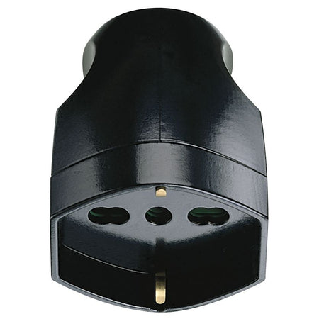 Vimar Supernova 2P+E Universal Axial Socket Outlet, For Euro, Italian and German Plugs, 16A, 250V, IP20, Screw Terminal, Halogen-Free — Quality Boat Parts