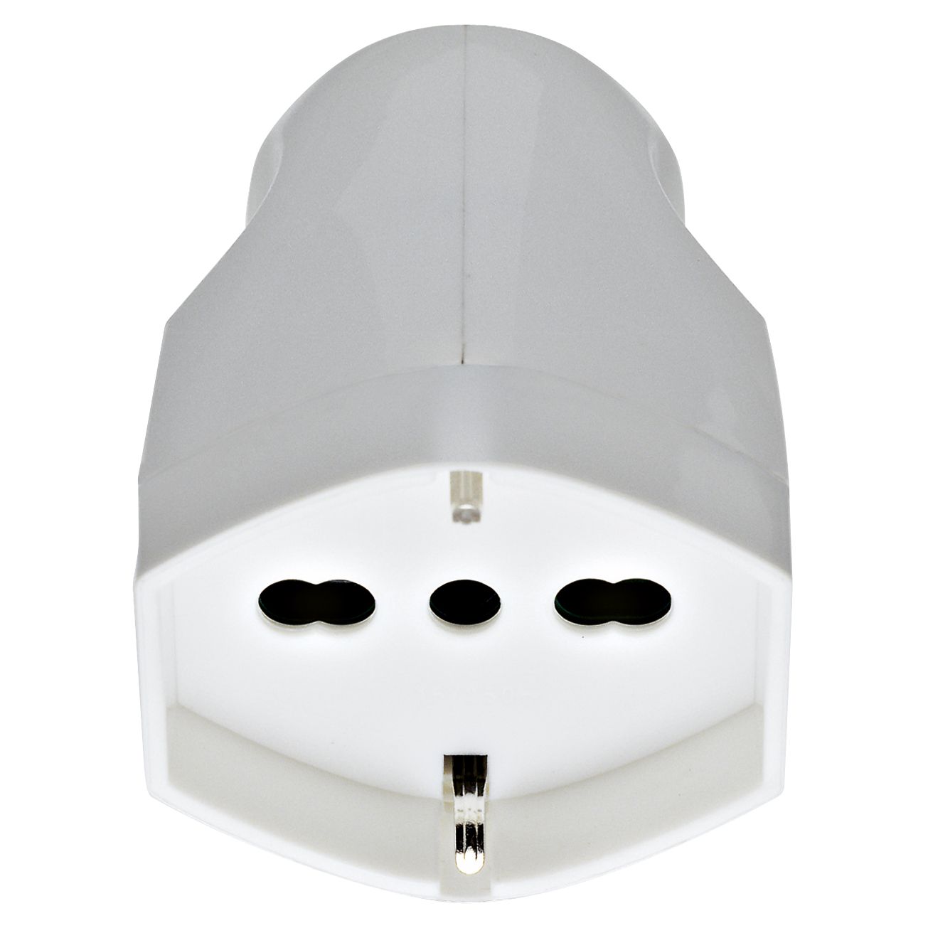 Vimar Supernova 2P+E Universal Axial Socket Outlet, For Euro, Italian and German Plugs, 16A, 250V, IP20, Screw Terminal, Halogen-Free — Quality Boat Parts