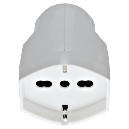 Vimar Supernova 2P+E Universal Axial Socket Outlet, For Euro, Italian and German Plugs, 16A, 250V, IP20, Screw Terminal, Halogen-Free — Quality Boat Parts