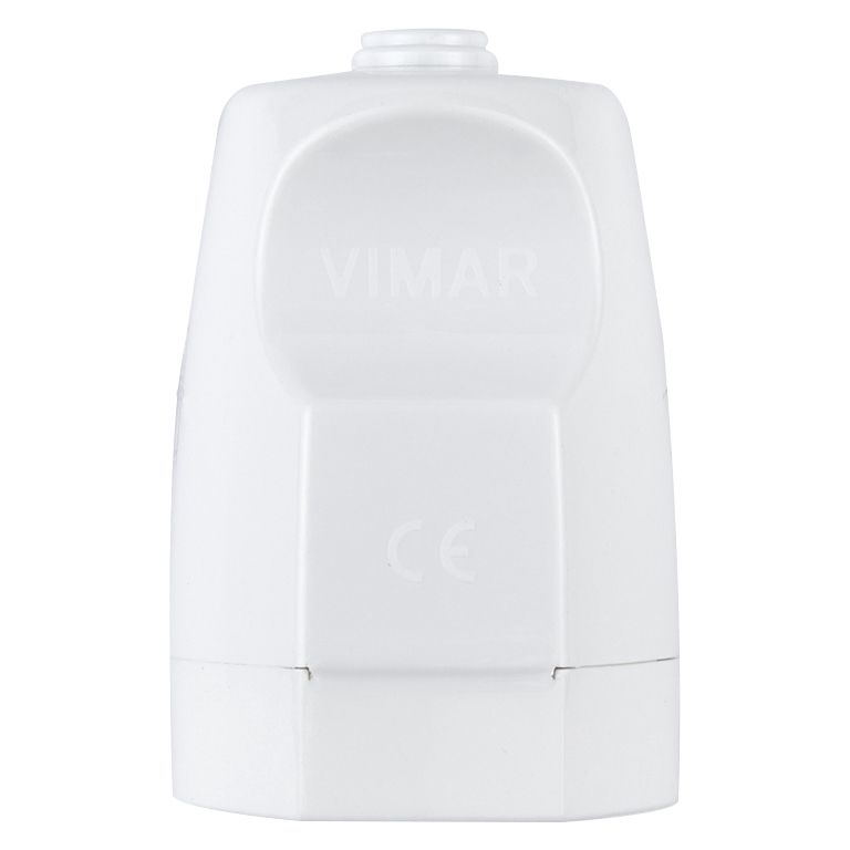 Vimar Supernova 2P+E Universal Axial Socket Outlet, For Euro, Italian and German Plugs, 16A, 250V, IP20, Screw Terminal, Halogen-Free — Quality Boat Parts