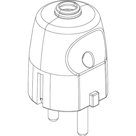 Vimar Supernova German/French S31 2P+E Axial Plug, 16A, 250V, IP20, Screwed Terminal — Quality Boat Parts