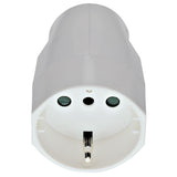 Vimar Supernova SICURY Italian Standard P30 Axial Socket Outlet, 2P+E, 16A, 250V, IP20 — Quality Boat Parts