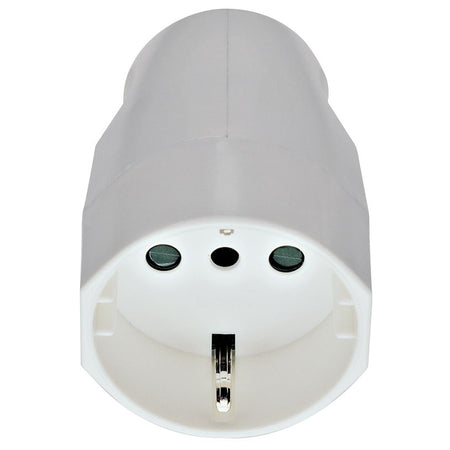 Vimar Supernova SICURY Italian Standard P30 Axial Socket Outlet, 2P+E, 16A, 250V, IP20 — Quality Boat Parts