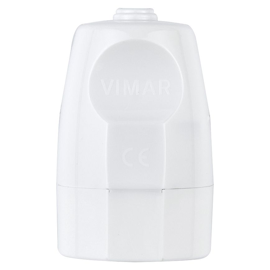 Vimar Supernova SICURY Italian Standard P30 Axial Socket Outlet, 2P+E, 16A, 250V, IP20 — Quality Boat Parts