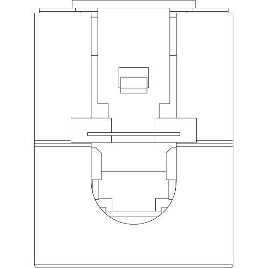 Vimar Netsafe RJ45 Connector, For 03024.E and 03303.E Patch Panels, T568A/B Universal Wiring, 8 Contacts, Insulation-Piercing Terminals — Quality Boat Parts