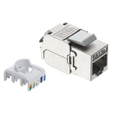 Vimar Netsafe RJ45 Connector, For 03024.E and 03303.E Patch Panels, T568A/B Universal Wiring, 8 Contacts, Insulation-Piercing Terminals — Quality Boat Parts