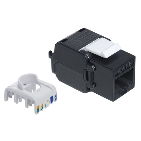 Vimar Netsafe RJ45 Connector, For 03024.E and 03303.E Patch Panels, T568A/B Universal Wiring, 8 Contacts, Insulation-Piercing Terminals — Quality Boat Parts