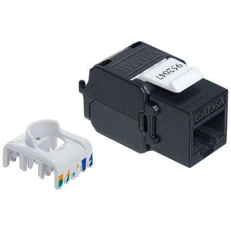 Vimar Netsafe RJ45 Connector, For 03024.E and 03303.E Patch Panels, T568A/B Universal Wiring, 8 Contacts, Insulation-Piercing Terminals — Quality Boat Parts