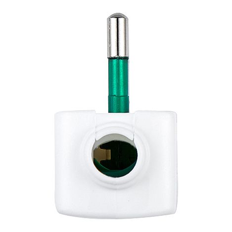 Vimar Supernova SPA11 Italian Standard Flat Plug, 2P+E, 10A, 250V, 90 Degree Cable Entry, IP20, Screwed Terminal — Quality Boat Parts
