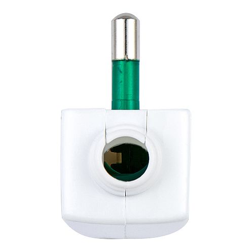 Vimar Supernova SPA17 Flat Plug, Italian Standard, 2P+E, 16A, 250V, 90 Degree Cable Entry — Quality Boat Parts