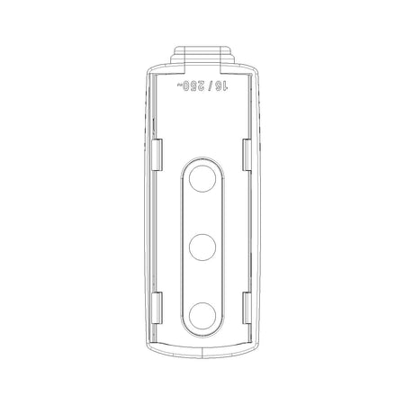 Vimar Supernova SPA17 Flat Plug, Italian Standard, 2P+E, 16A, 250V, 90 Degree Cable Entry — Quality Boat Parts