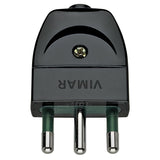 Vimar Supernova S17 2P+E Axial Plug, 16A, 250V, IP20 — Quality Boat Parts