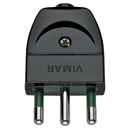 Vimar Supernova S17 2P+E Axial Plug, 16A, 250V, IP20 — Quality Boat Parts