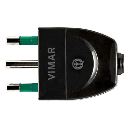 Vimar Supernova S17 2P+E Axial Plug, 16A, 250V, IP20 — Quality Boat Parts
