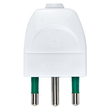 Vimar Supernova S17 2P+E Axial Plug, 16A, 250V, IP20 — Quality Boat Parts