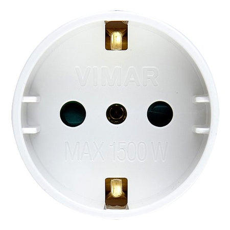 Vimar Sicury S17 to P30 Socket Adapter, 2P+E, 16A, 250V, 1500W — Quality Boat Parts