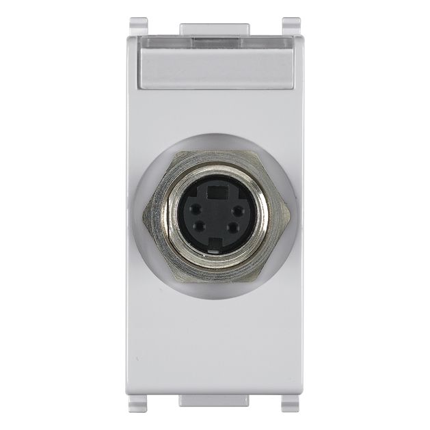 Vimar Plana S-Video Socket Connector, 4-Pin, Flush Mount, IP20 — Quality Boat Parts