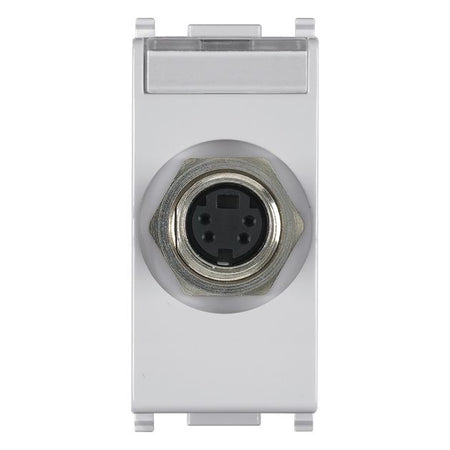 Vimar Plana S-Video Socket Connector, 4-Pin, Flush Mount, IP20 — Quality Boat Parts