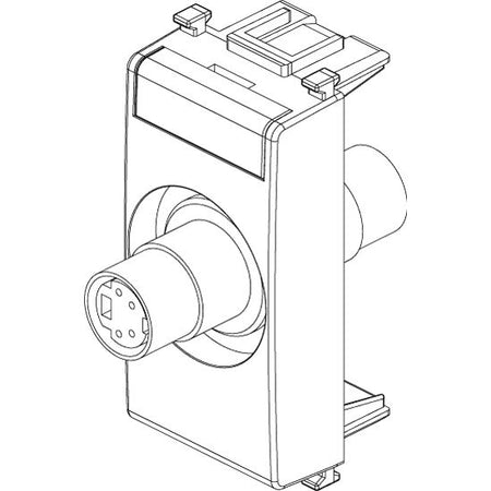 Vimar Plana S-Video Socket Connector, 4-Pin, Flush Mount, IP20 — Quality Boat Parts