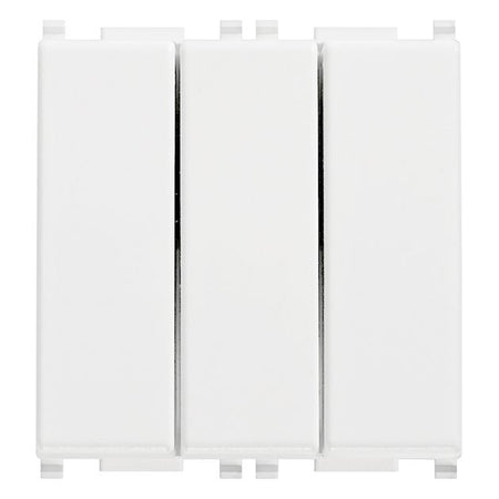 Vimar Plana Three 1P 20AX 1-Way Switches, 250V, 2-Module, Lightable, IP40 ([vimar.com][1])  [1]: https://www.vimar.com/en/int/catalog/product/index/code/14003 "Three 1P 20AX 1-way switches white - 14003 - Vimar" — Quality Boat Parts